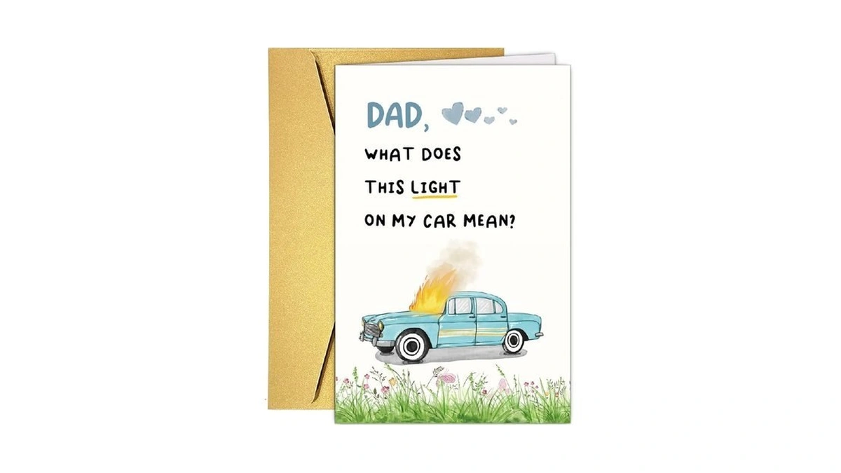 Hciu6ygq Funny Dad Joke Fathers Day Card For Dad Bonus