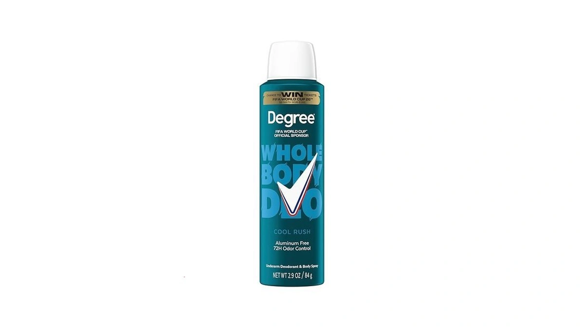 Degree Men Whole Body Deodorant Cool Rush Scent Aluminum Free
