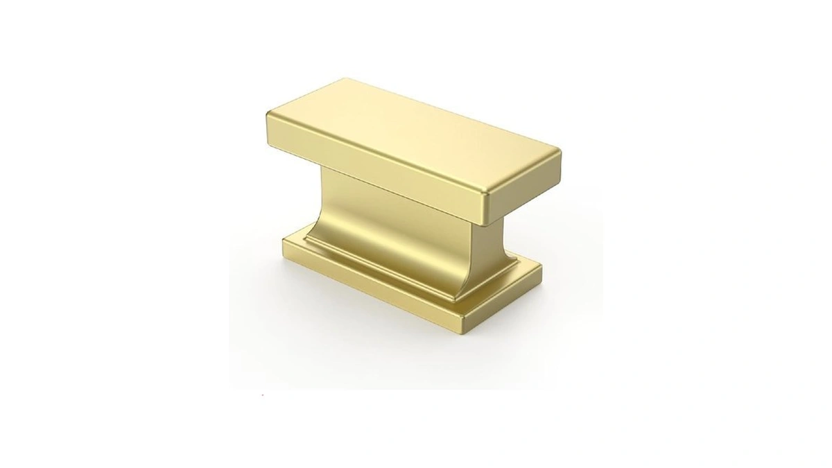 Asidrama 10 Pack Brushed Gold Kitchen Cabinet Knobs Dresser Knobs