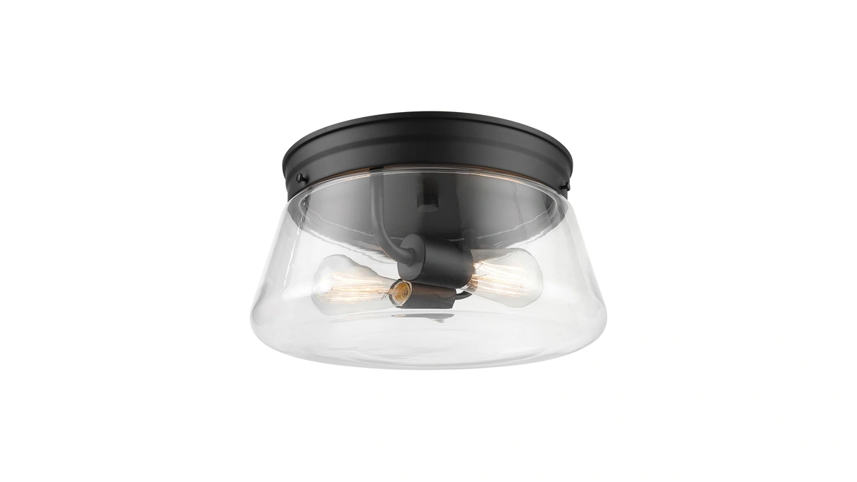 Globe Electric 44777 Aleyna 2-light Outdoor Flush Mount Ceiling Light,