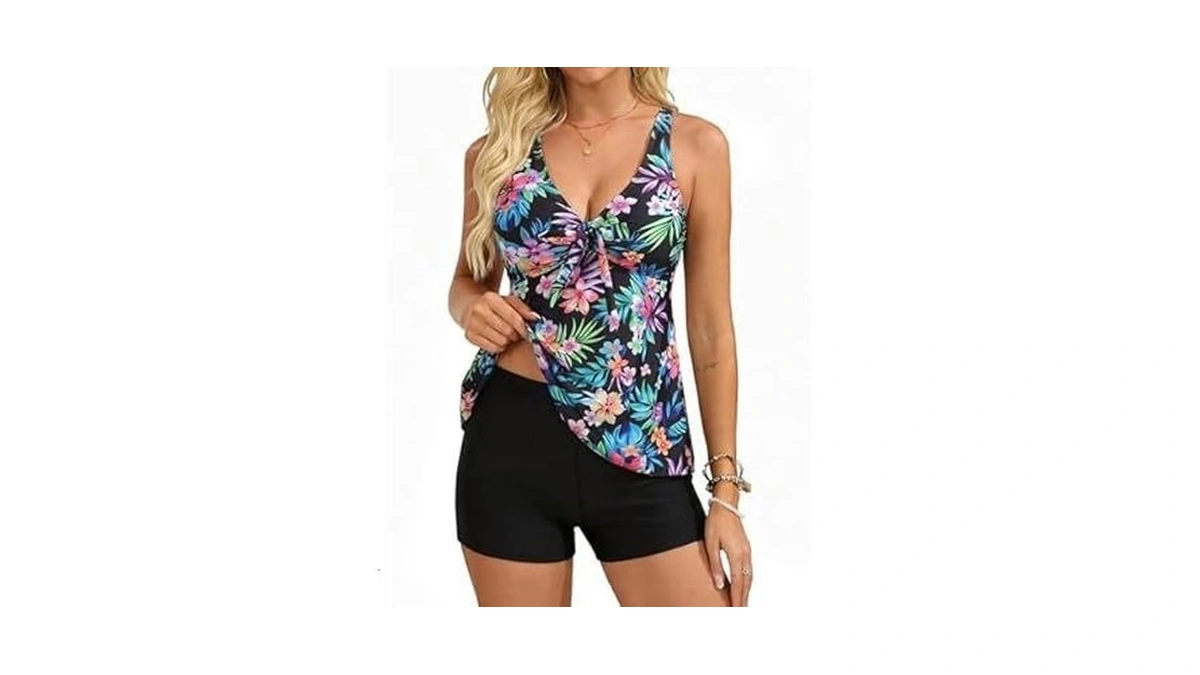 Loiyadn Womens Tankini Bathing Suits, Tankini Swimsuits For Women With