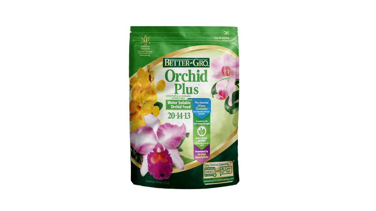 Better-gro Orchid Plus 20-14-13 - Urea-free Orchid Fertilizer For Vigorous