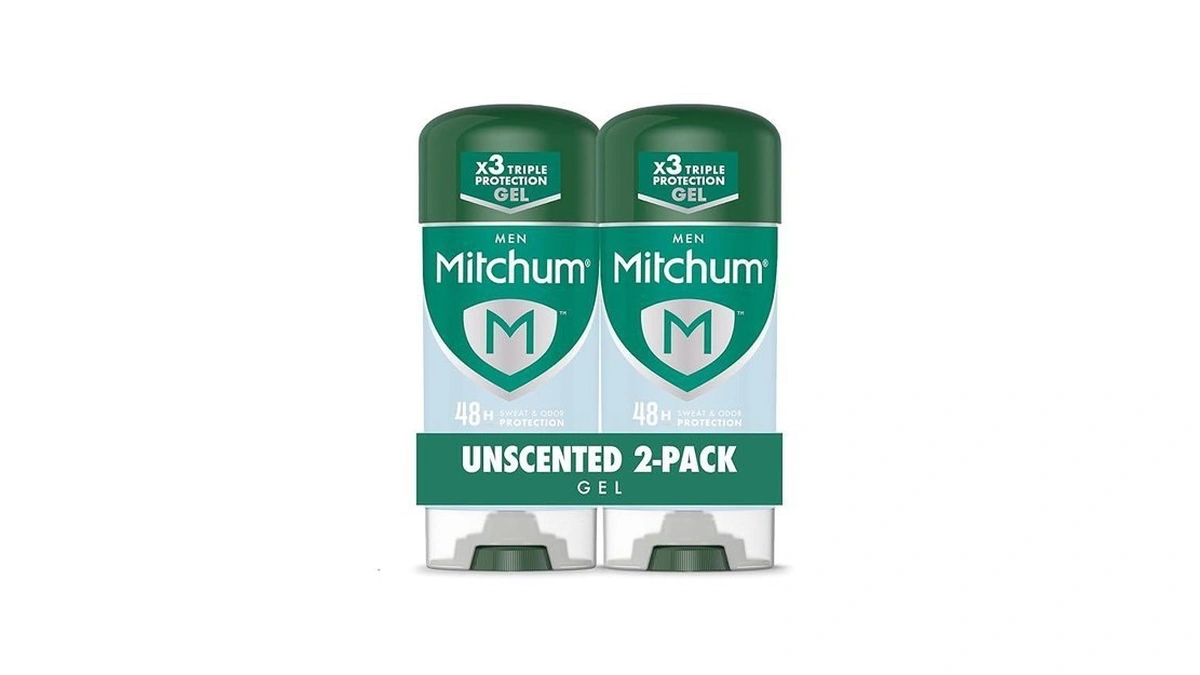 Mitchum Men’s Triple Odor Protection Antiperspirant & Deodorant Gel, Unscented,