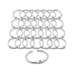 Lagwiuy 30 Pack Loose Leaf Binder Rings 2 Inch, Metal