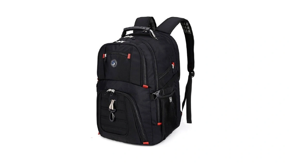 Shrradoo Extra Large 50l Travel Laptop Backpack With Combination Lock,