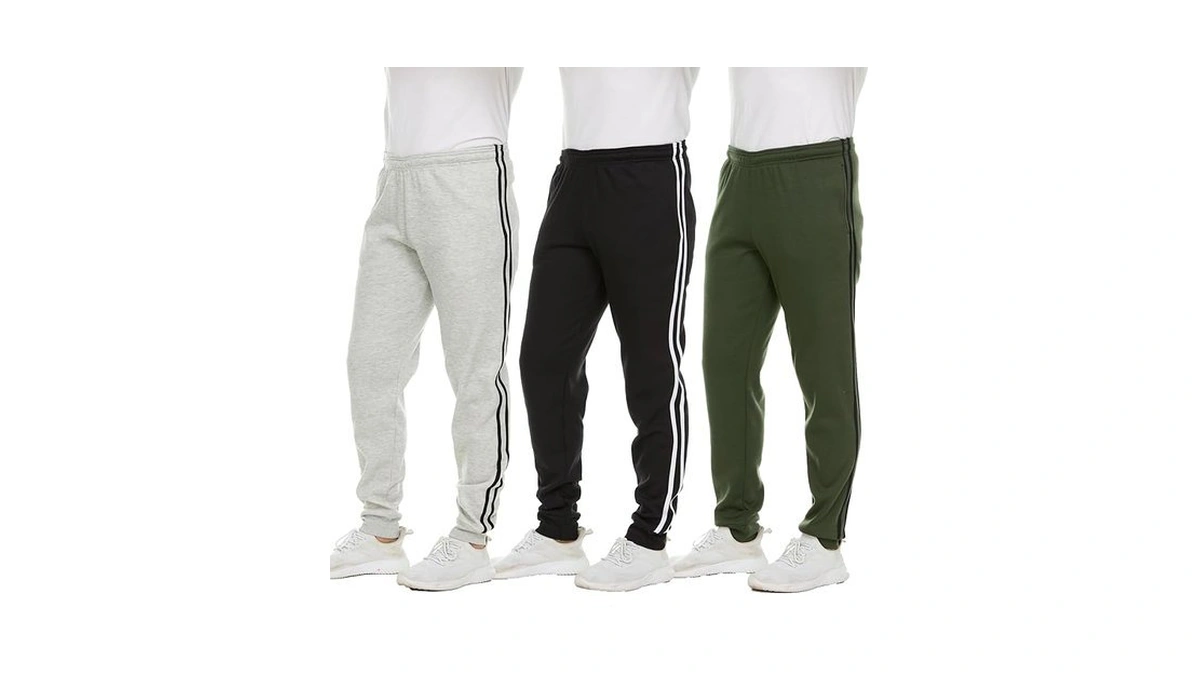 Essential Elements 3 Pack: Men's Tech Fleece Ultra-soft Warm Jogger
