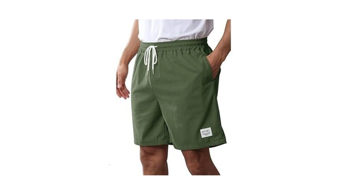 Kfnire Mens Corduroy Shorts Cotton Blend Lightweight Soft Summer Shorts
