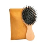 Mini Hair Brush, Travel Small Boar Bristle Hair Brush For