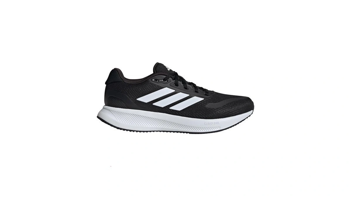 Adidas Men's Run Falcon 5, Black/white/black, 10