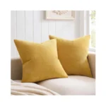 Juspurbet Pillow Covers 20x20 Set Of 2 Decorative Texture Throw