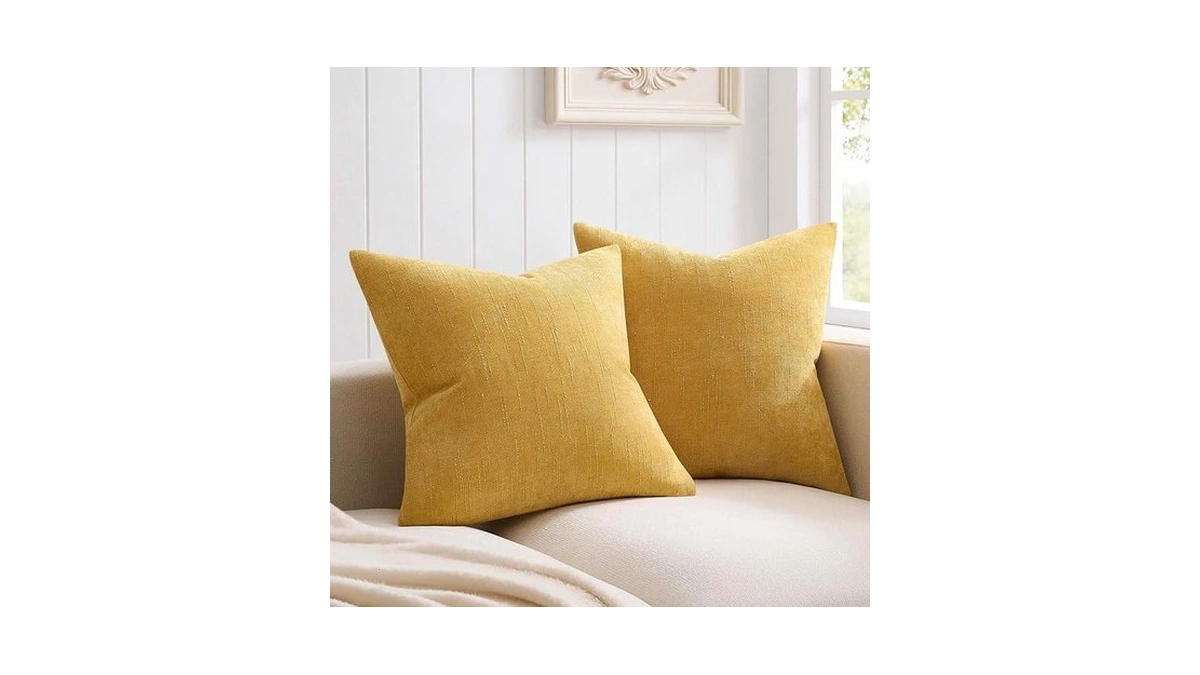 Juspurbet Pillow Covers 20x20 Set Of 2 Decorative Texture Throw