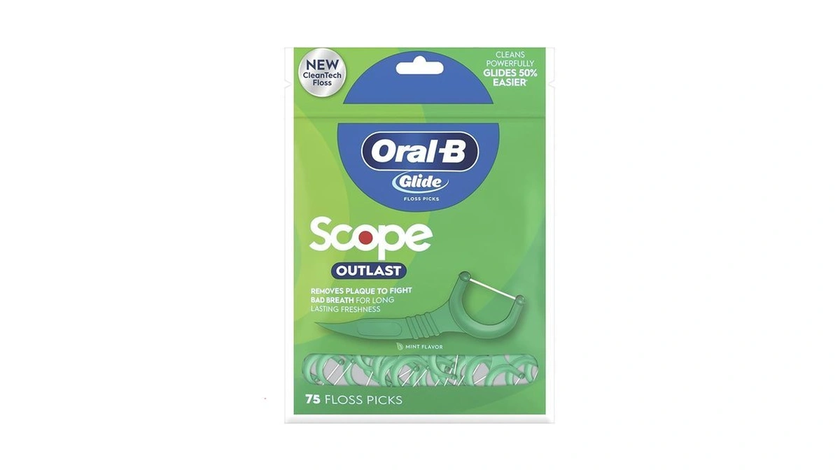 Oral-b Glide Complete Floss Picks, Dental Floss Picks, Scope Outlast,
