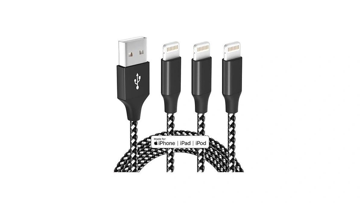 Iphone Charger Fast Charging Cord 3 Pack 10 Ft Apple