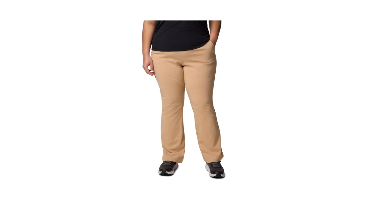 Columbia Womens All Seasons Bootcut Pant, Canoe, X-small Short