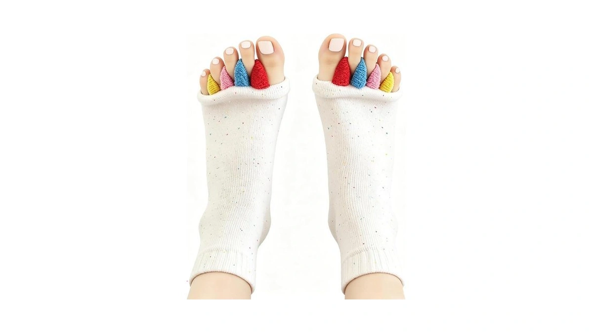 Geheng Toe Separator Socks For Yoga Women Men, Bunion Corrector