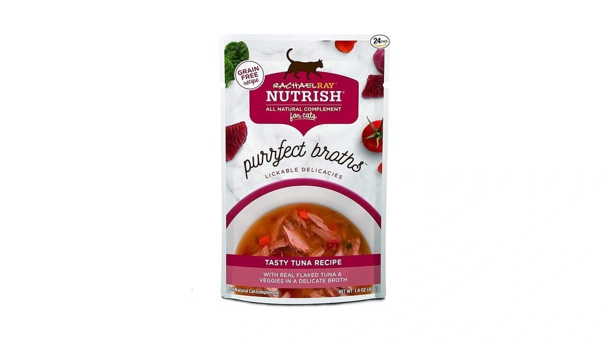 Rachael Ray Nutrish Purrfect Broths Wet Cat Food, Tasty Tuna