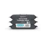 Amazon Basics Extra Large Flushable Wipes, Fragrance Free, Ph Balanced,