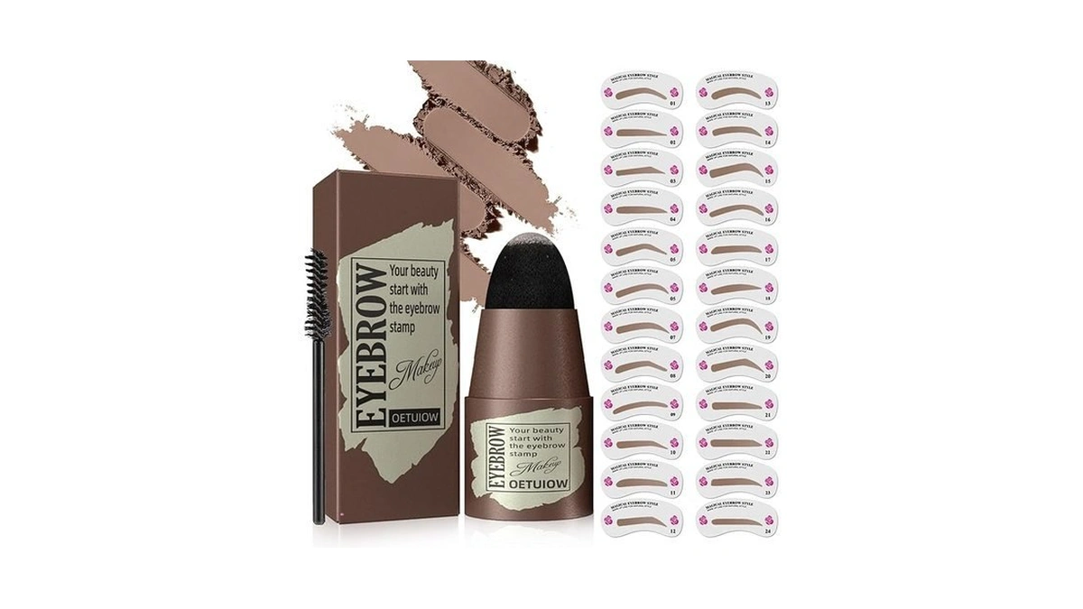 Eyebrow Stamp Stencil Kit - One-step Eye Brow Stencil Kit