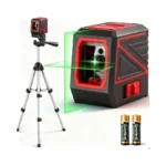 Laser Level With Tripod, 100 Feet Green Cross Line Self