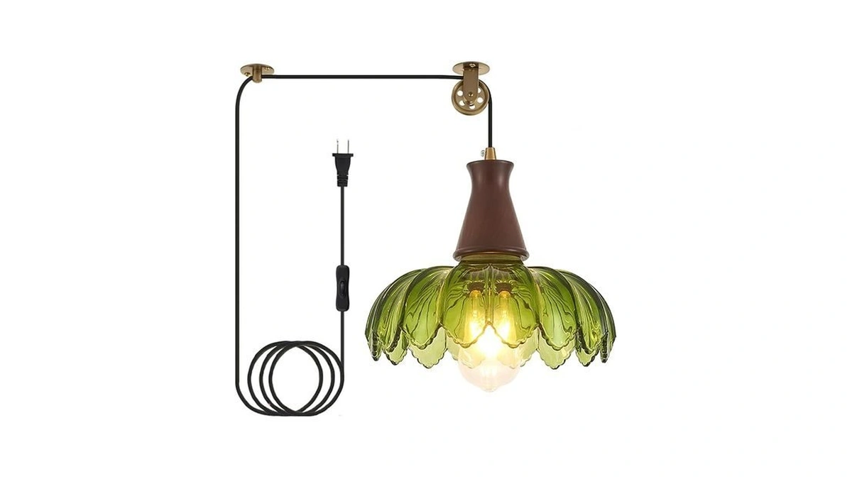Ylong-zs Vintage Plug In Pendant Light,boho Hanging Lamp Plug In