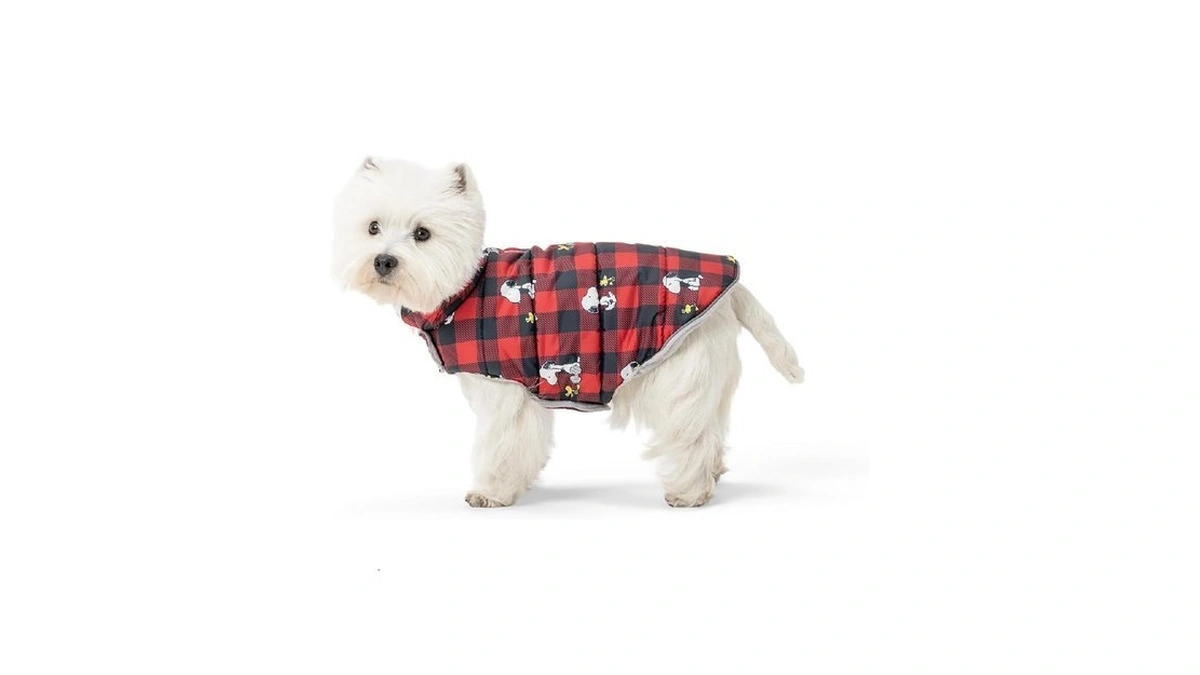 Berkshire Peanuts® Microfleece Dog Coat, Warm Fleece Dog Jacket With