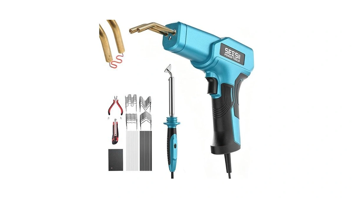 Seesii 150w Plastic Welder Welding Kit, 2 In 1 Hot