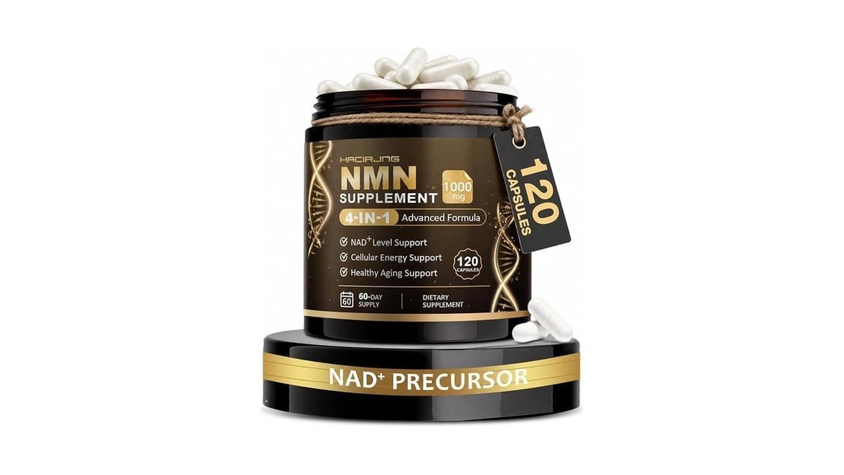 Hacirjng Nmn Supplement, 4-in-1 Nmn With Resveratrol, Tmg & Quercetin