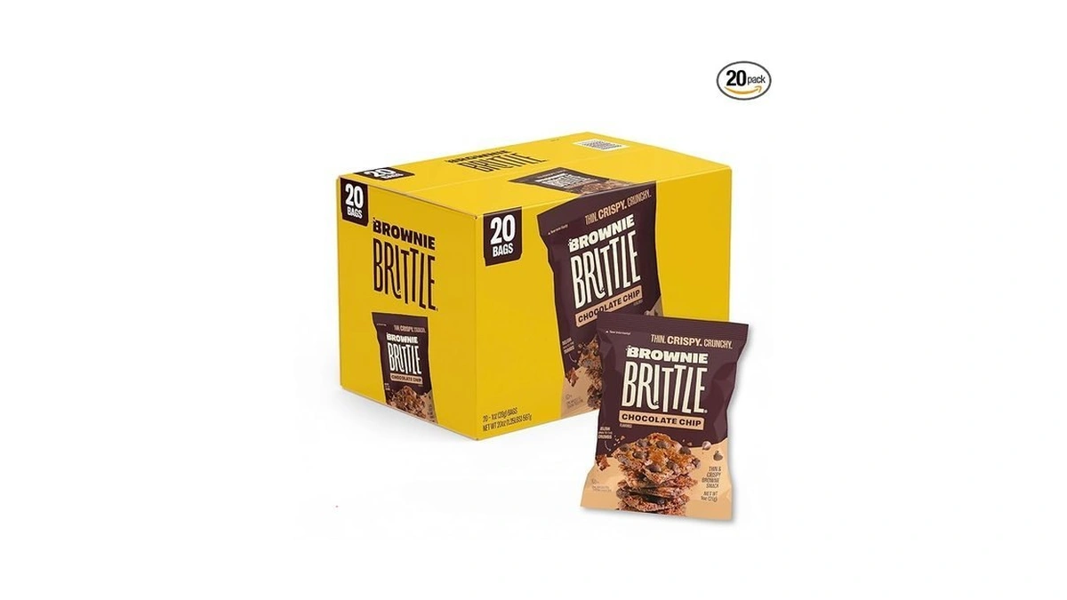 Brownie Brittle – Original Chocolate Chip Thin And Crispy Sweet