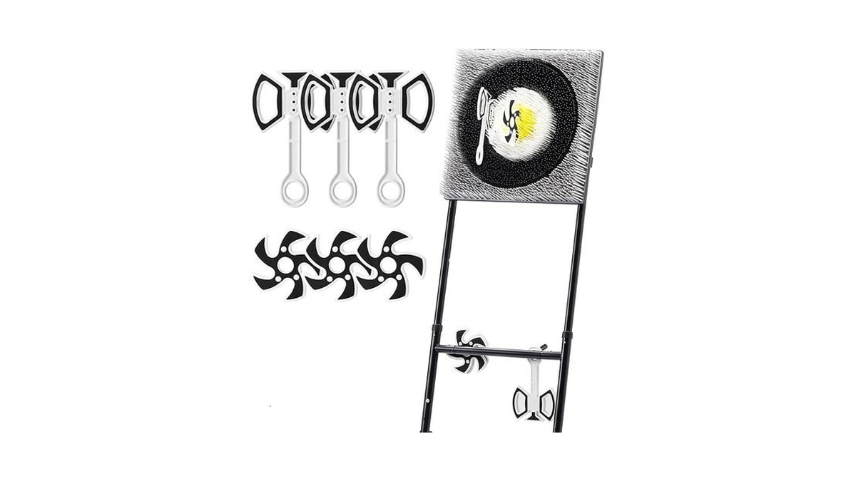 A11n Sports Axe Throwing Game With Steel Frame And Bristle