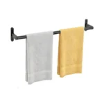 Black Towel Bar, 24 Inch Towel Rack For Bathroom Wall