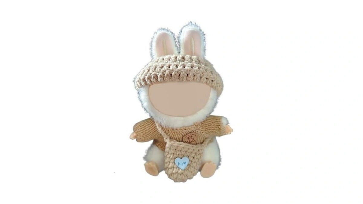 3pcs Handcrafted Crochet Doll Clothes For Labubu - Compatible With