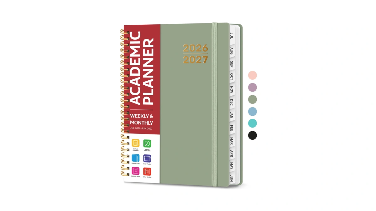 Planner 2026-2027 For Women & Men, Academic Monthly And Weekly