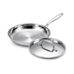 Useluck 10 Inch Stainless Steel Frying Pan - 3 Ply