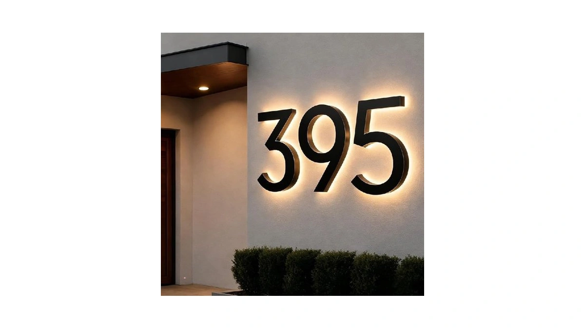 Didalife Custom Led House Numbers For Outside Light Up, Personalized