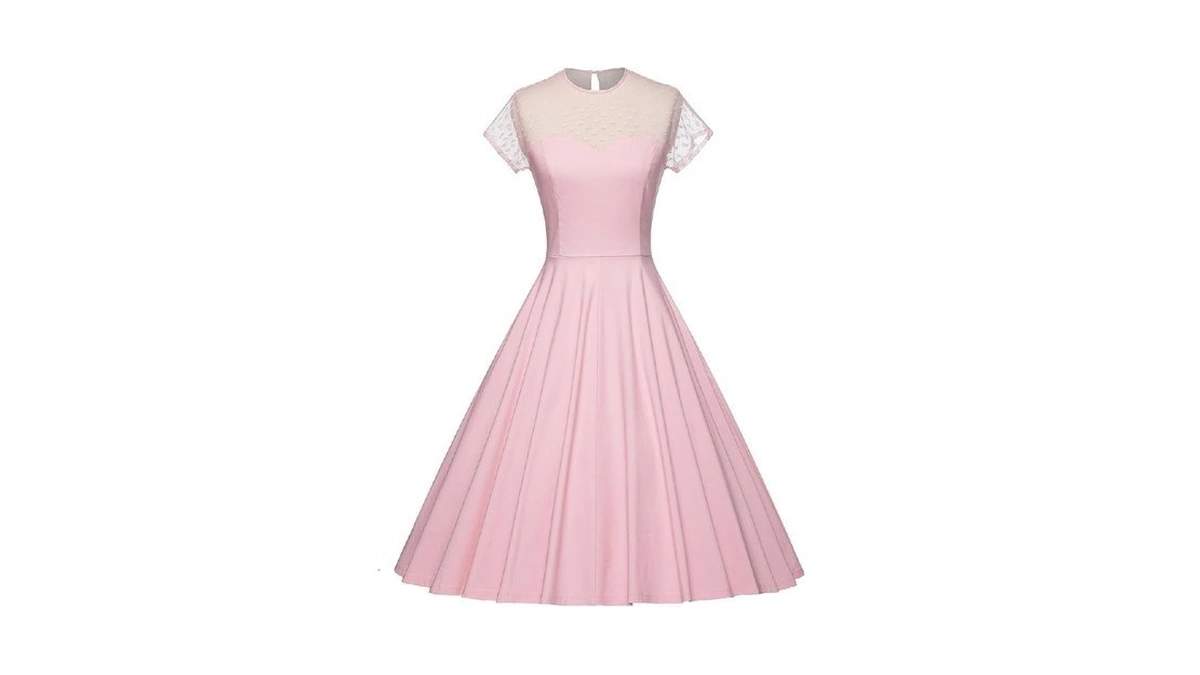 Gowntown Women Splicing Swing Dress Party Picnic Cocktail Dress
