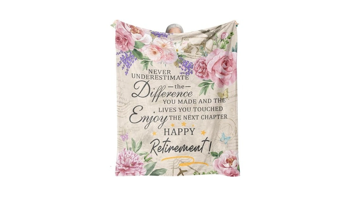 Psspotgj Retirement Gift For Woman, Retirement Blanket For Women/men 2026,