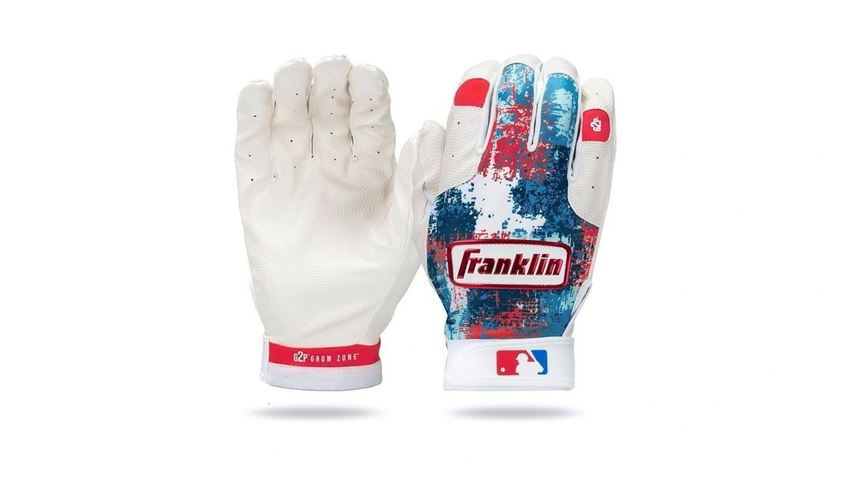 Franklin Sports Mlb Youth Teeball Batting Gloves - Grow To