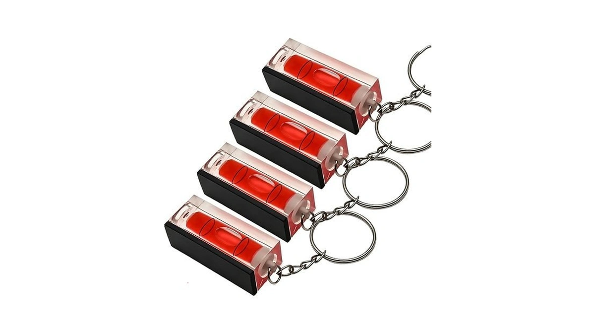Mini Acrylic Keychain Block Level Vial - Replacement - Picture