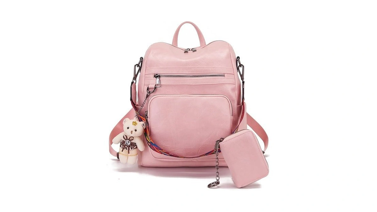 Qiyuer Women's Fashion Pu Leather Backpack Purse For Women Designer