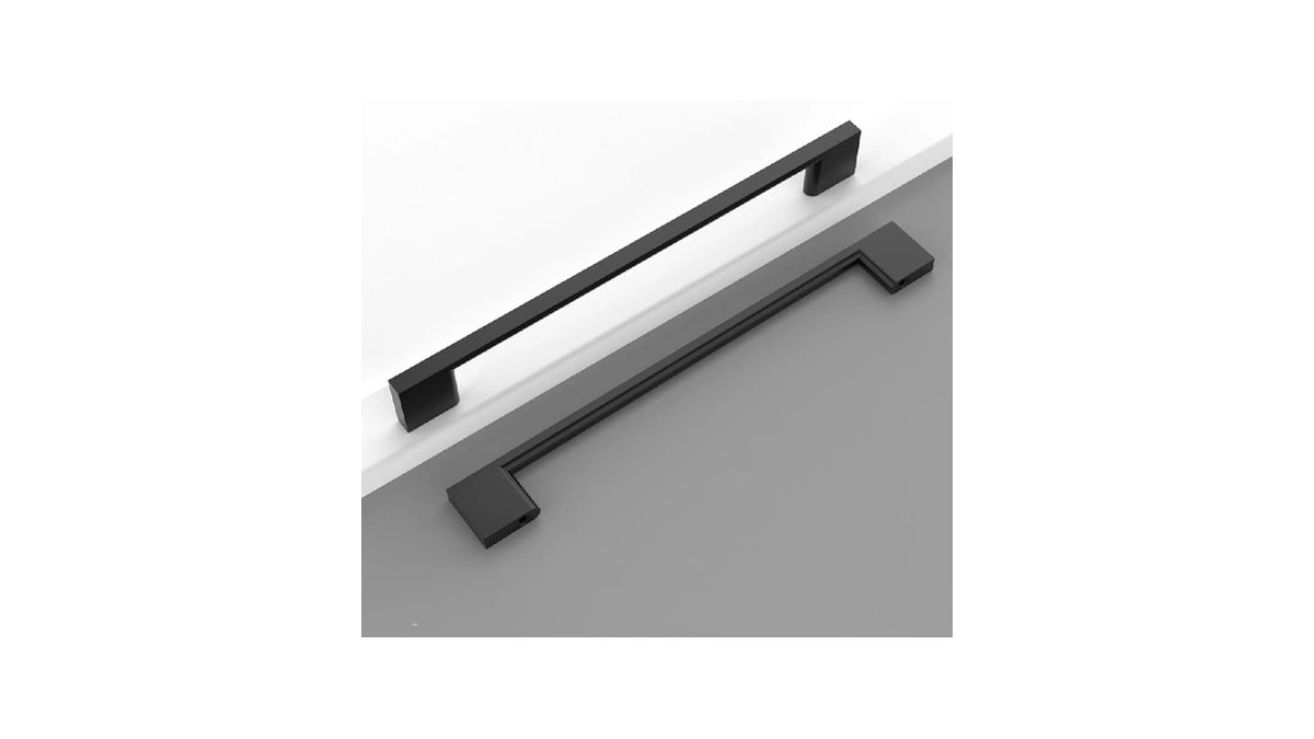 Coinkoly 10 Pack 7-1/2"(192mm) Matte Black Cabinet Pulls Kitchen Cabinet