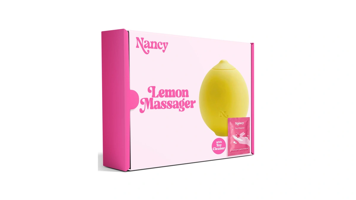 Nancy Hello Lemon Body Massage Device With Toy Cleaner, Handheld