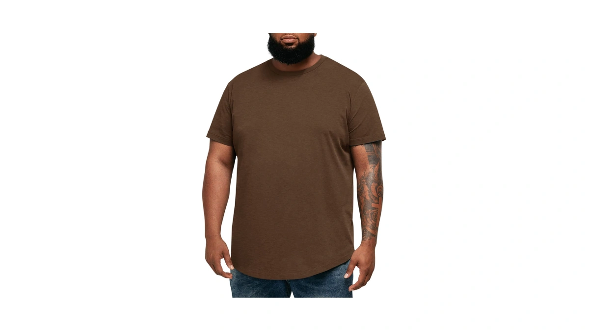 Runcati Mens Big And Tall Shirts Short Sleeve Crew Neck