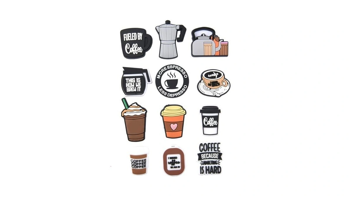 Coffee Lovers Shoe Charms Drinks Cappuccino Shoe Decoration Dirty Coffee