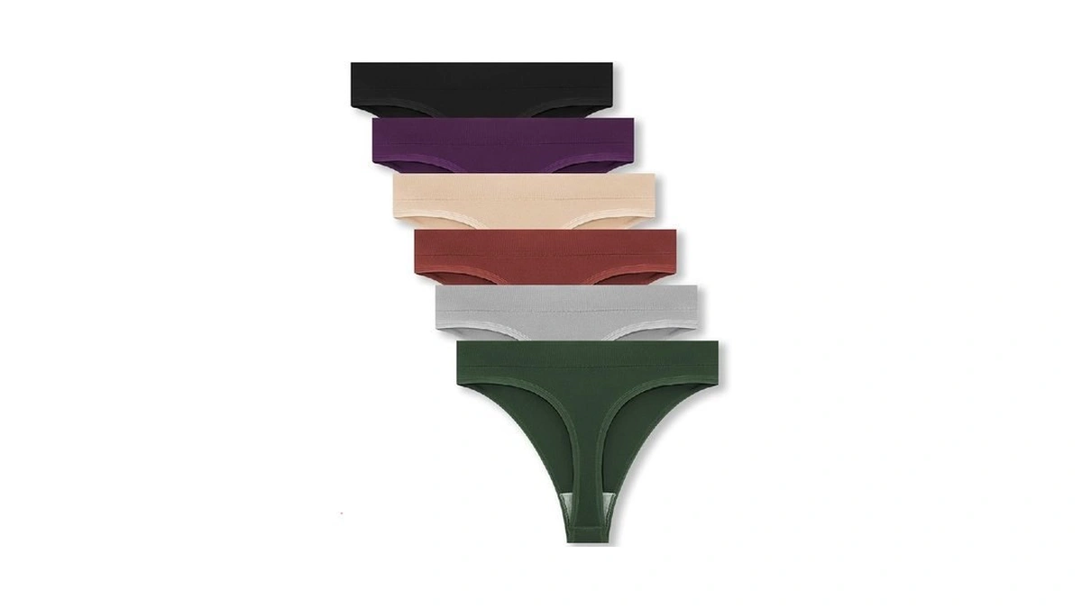 Zpkydc Seamless No Show Thongs For Women: Breathable Underwear For