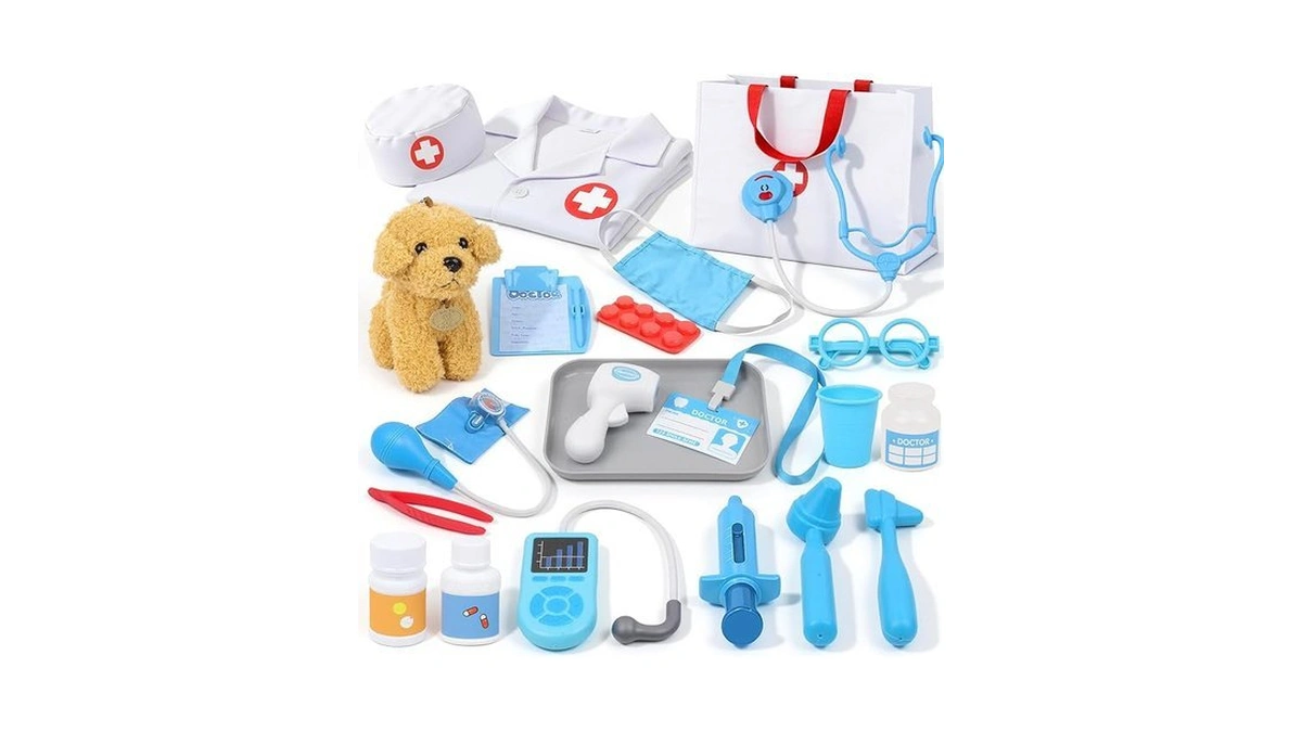 Doctor Kit For Toddlers 3-5 - Play Veterinarian Set Toys