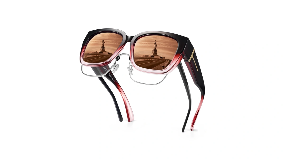 Urumqi Polarized Sunglasses Over Glasses Women, Uv400 Protective Over Glasses