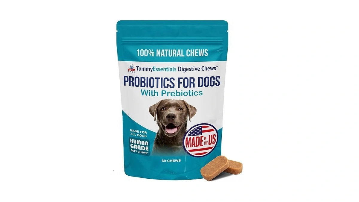 Pup Labs Tummy Essentials Probiotic Chews For Dogs, Supports Gut