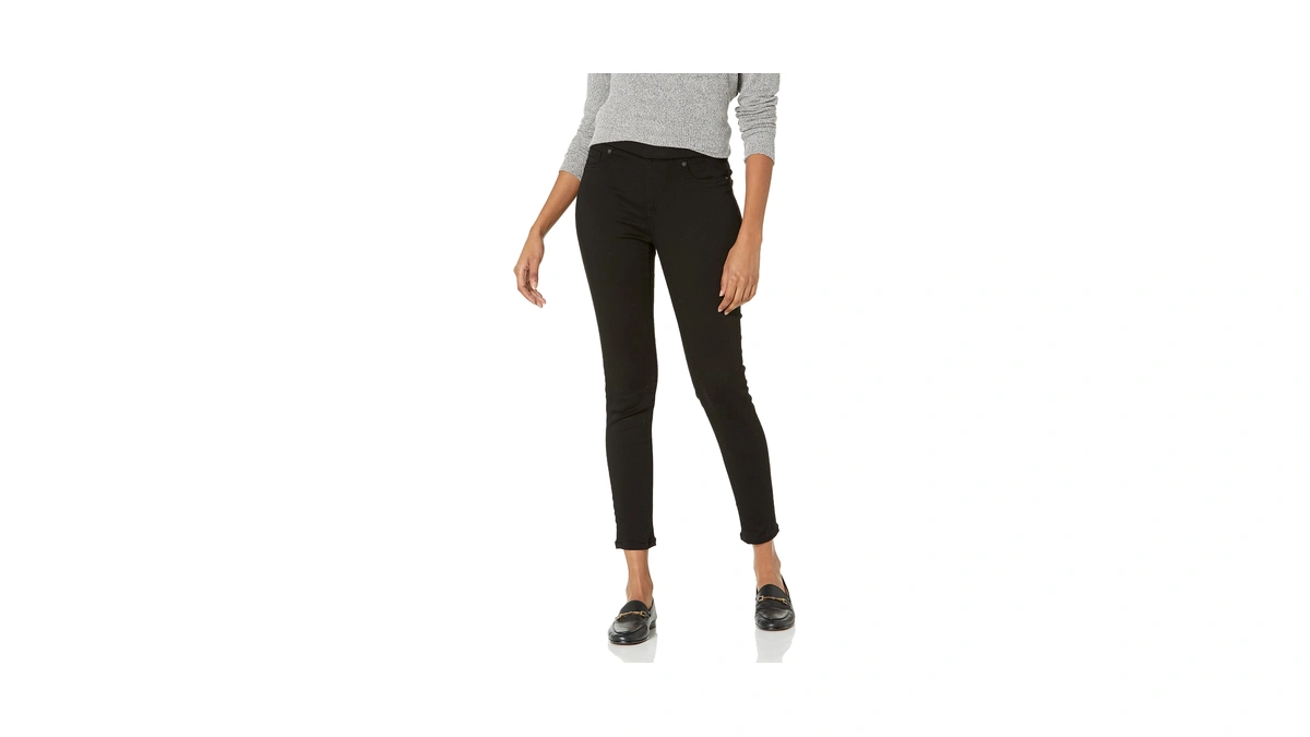 Amazon Essentials Women's Skinny Fit Mid-rise Stretch Pull-on Jegging With