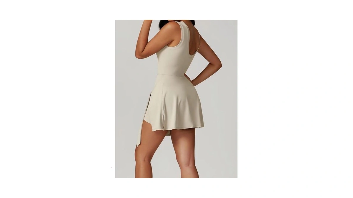 Tennis Dress For Women Athletic Dress With Built In Shorts