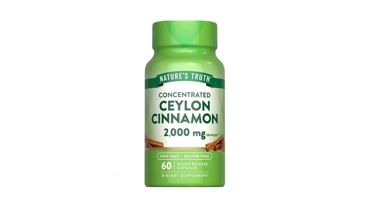 Nature's Truth Ceylon Cinnamon Pill Capsules | Non-gmo & Gluten